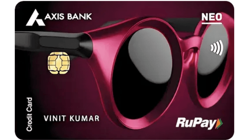 Axis Neo RuPay Credit Card card artwork