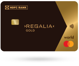 HDFC Bank Regalia Gold Credit Card card artwork
