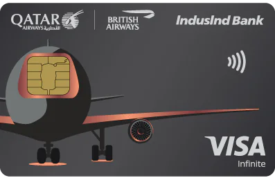 IndusInd Avios Platinum Visa Credit Card card artwork